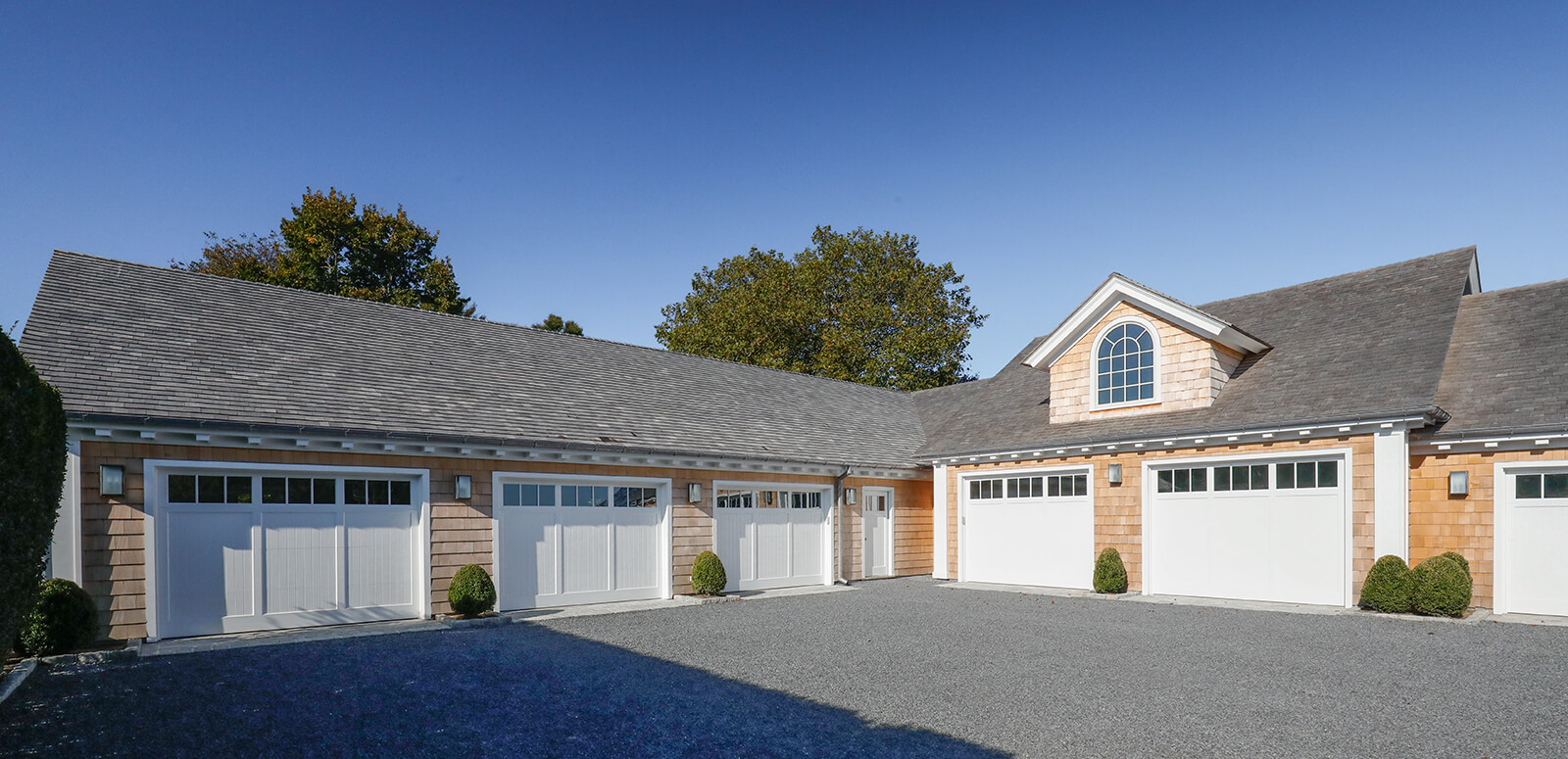 Exterior of garage